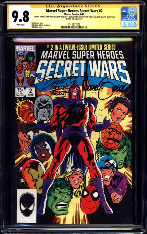 ComicConnect MARVEL SUPER HEROES SECRET WARS CGC NM M