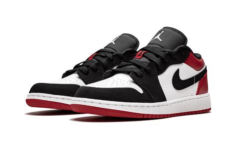 Jordan 1 Low Black Toe Gs 553560 116 Restocks