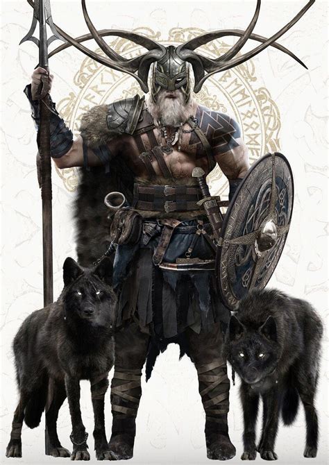 Artstation Odin Johnson Ting Viking Character Viking Art Fantasy
