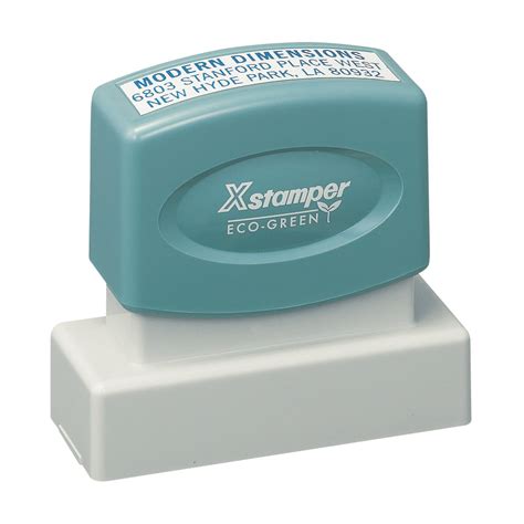 Xstamper Pre Inked Stamps Good For 50000 Impressions