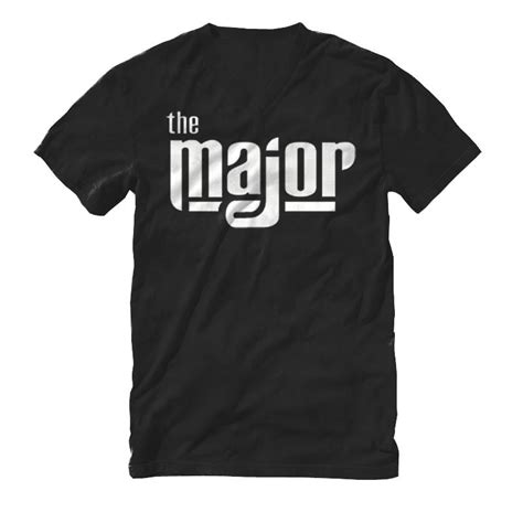 The Major — The Major Logo T Shirt Black