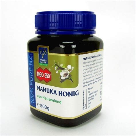 Manuka honig informationen und artikel. Manuka Health Manuka Honig MGO 550+ UMF 16+ konv. 500 g ...