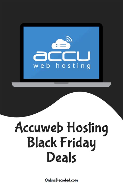 Accuweb Hosting Black Friday Discount 2024 Save 50🔥 Onlinedecoded