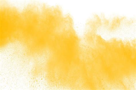 Premium Photo Abstract Yellow Dust Explosion