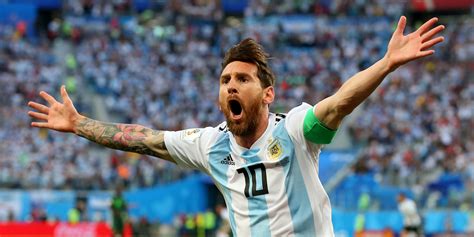 Lionel Messi Scores His First Goal Of The World Cup Off A Gorgeous Pass