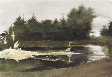 Andrew Wyeth The Pond 1997 Andrew Wyeth Andrew Wyeth Paintings Wyeth