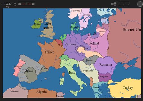 World War Ii Europe Map History Gal Plancha