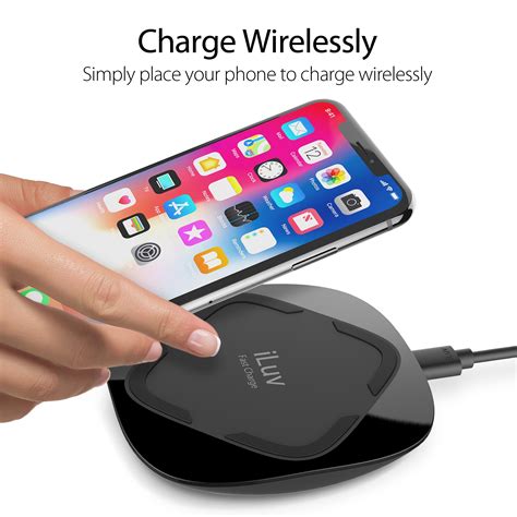 Iluv 10w Qi Fast Wireless Charger Mpn Iad8x10bk Riaz Computer