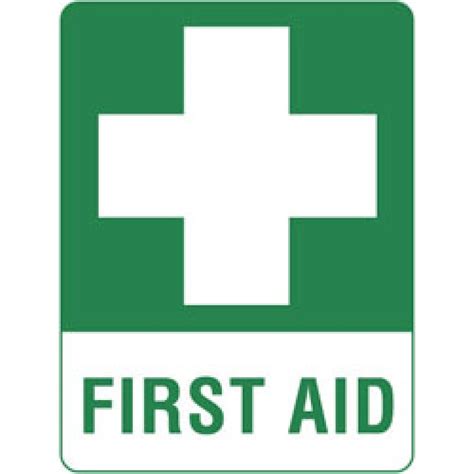 First Aid Kit Wall Sign Large Priority First Aid