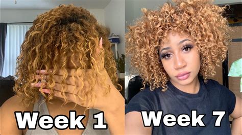 How I Fixed My Heat Damaged Curls In 7 Weeks Youtube