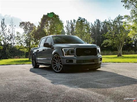 Lowered Ford F150 Front