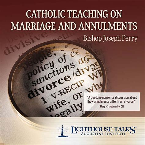 Catholic Teaching On Marriage And Annulments Cd Au