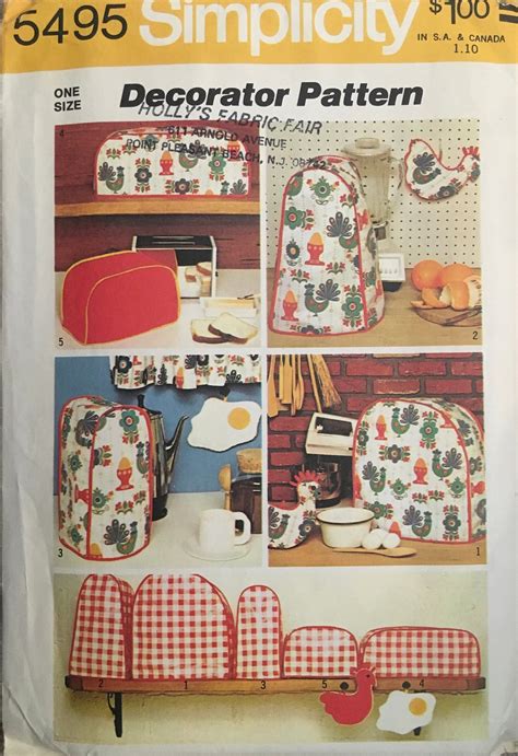 An Advertisement For A Kitchen Set With Red And White Checkered