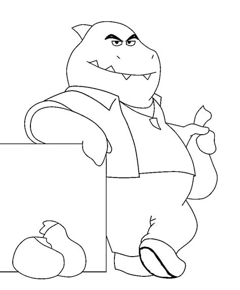 Mr Piranha Coloring Page Free Printable Coloring Pages For Kids