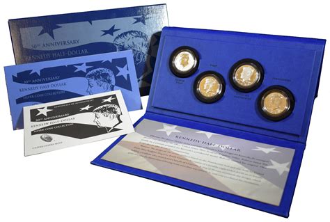 2014 Kennedy Half Dollar 50th Anniversary 4 Coin Set • Liberty Coin