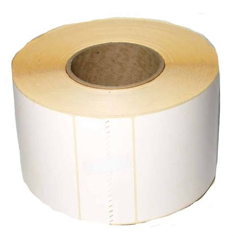 White Adhesive Labels