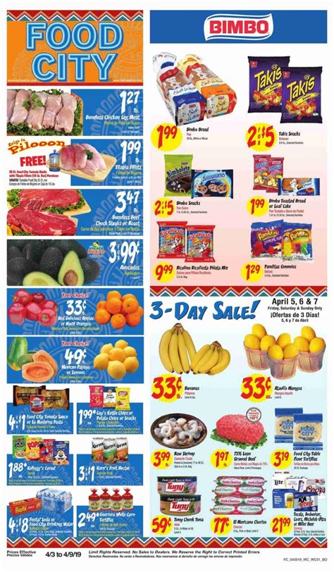 It's really the (photoshopped) mustard that takes the ad to that special place. Food City Ad Apr 3 - 9, 2019