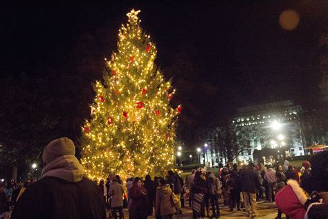 Sights From The Birmingham Christmas Tree Lighting