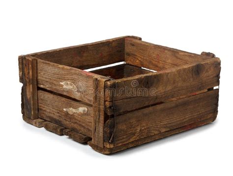 Vintage Empty Crate Isolated Stock Photo Image Of Empty Wood 86227892