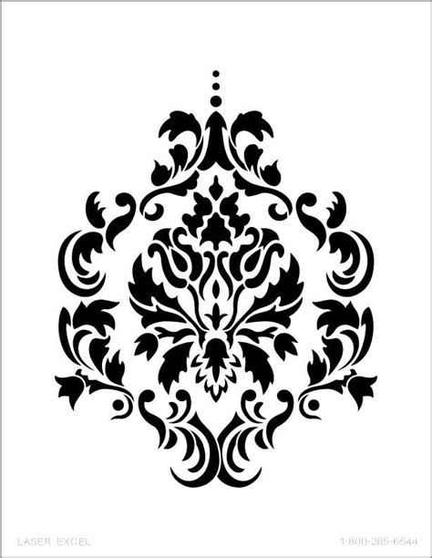 customize your free printable damask stencil damask stencil stencils printables stencils