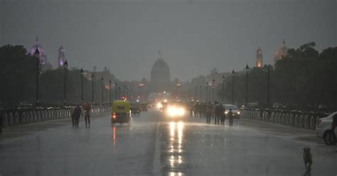 Delhi Weather Morning Showers Bring Relief In Ncr Monsoon Likely To