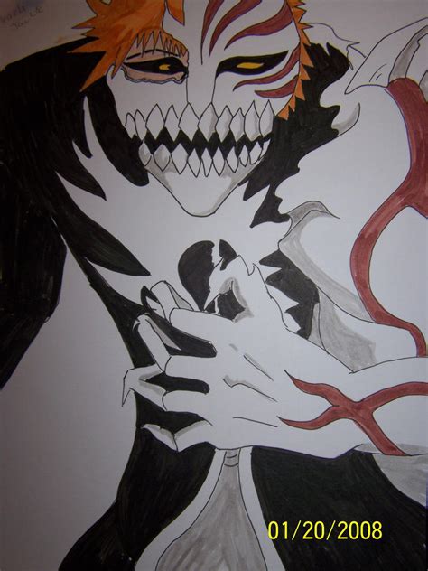 Bleach Ichigo Hollow Form By Grndrgn On Deviantart