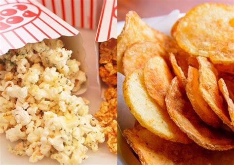 Popcorn And Chips Are Two Of The Most Popular Snacks In The World They