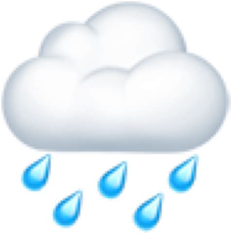 Rain Emoji Iphoneemoji Rainyday Freetoedit Rainy And Cloudy