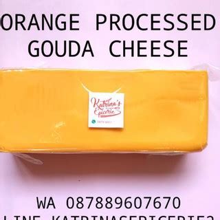 Keju Orange Processed Gouda Cheese 500 GRAM - Mirip Keju Kraft Cheddar