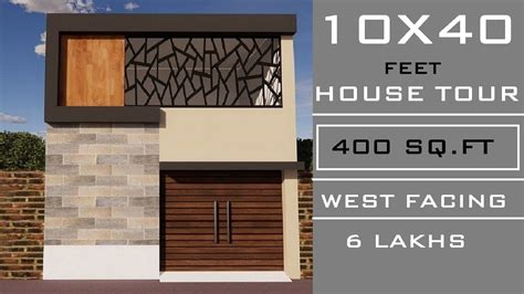 10x40 Houseplan With Elevation10x40 Home Design 1040 Ghar Ka Naksha