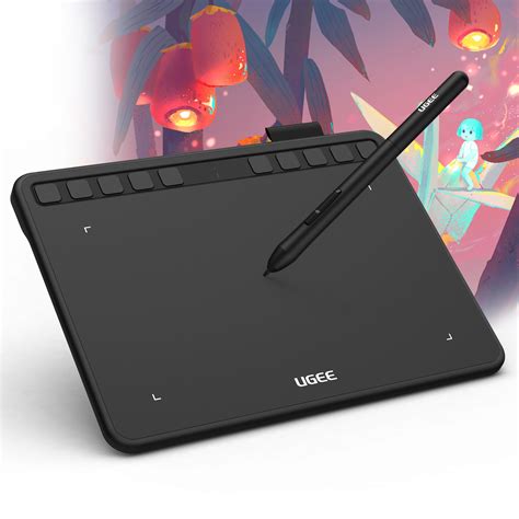 Wireless Drawing Tablet Ugee S640w Graphic Tablet With 10 Shortcut Keys