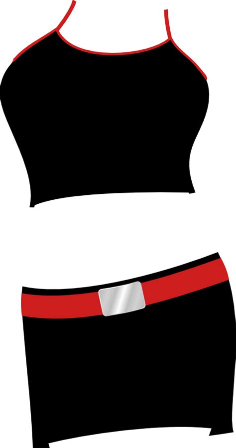 Onlinelabels Clip Art Top And Skirt