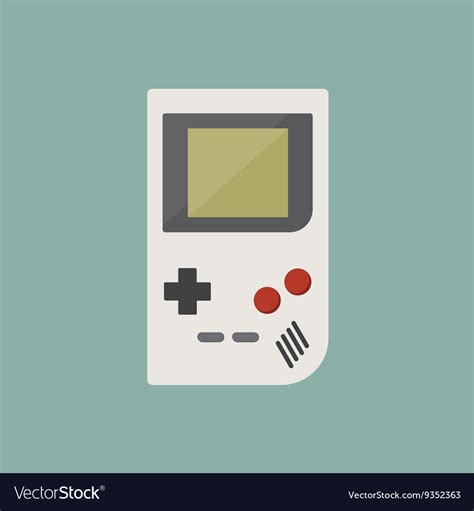 Handheld Game Console Royalty Free Vector Image