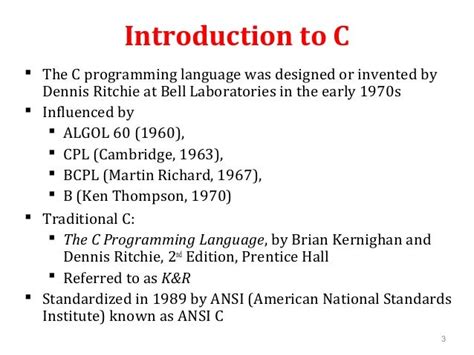 Introduction To Programming With C
