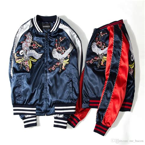 Find stylish coats, jackets and more from top fashion designers today! Chinese Style Cranes Printing Designer Bomber Jackets Mens ...
