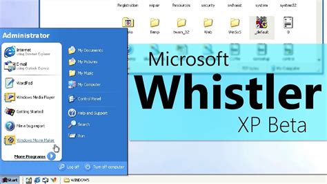A Tour Of Windows Whistler Software Showcase Youtube