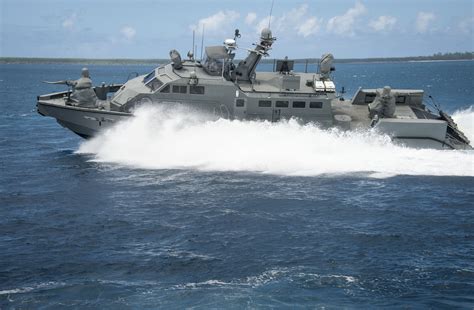 Guam April 6 2017 A Mk Vi Patrol Boat Assigned To Coastal Riverine