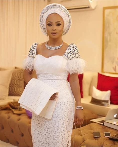 Best 25 Naija Lace Styles For Wedding Aso Ebi Isishweshwe