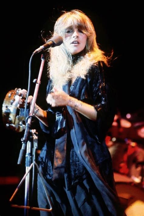 Stevie Photographed During A Fleetwood Mac Concert In 1976 Stevie
