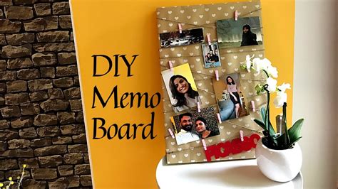 Diy Memo Board With Cardboard Inexpensive Easy And Quick Diy