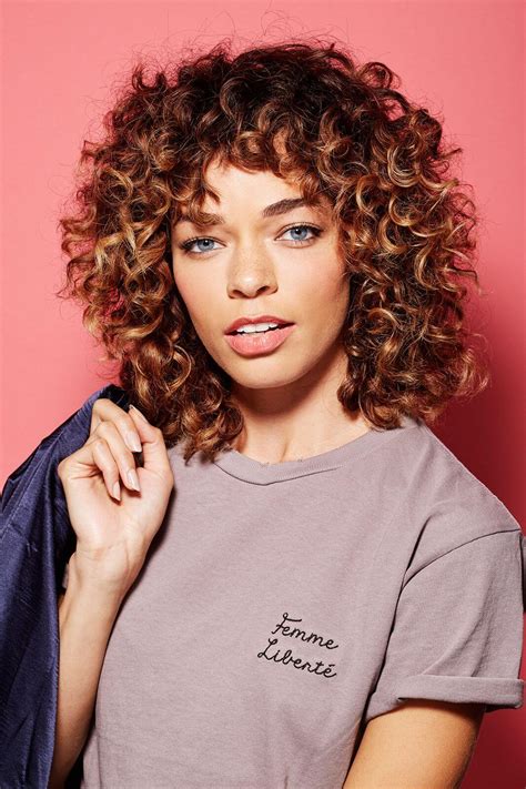Flaunt Your Curls With These 20 Curly Hairstyles With Bangs
