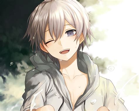 The anime character eyes rutherford is a teen with to shoulders length white hair and blue eyes. ボード「Anime Wallpapers」のピン