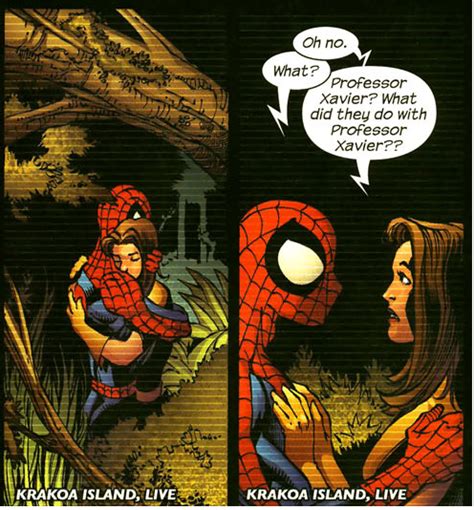 Spiderman And Shadowcat Spiderman Kitty Pryde Ultimate Spiderman