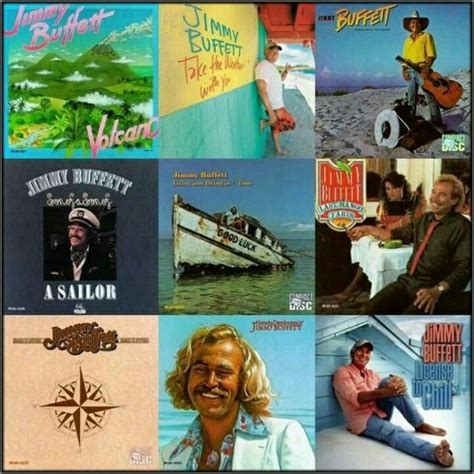 Jimmy Buffett Album Collage Jimmy Buffett Albums Jimmy Buffett Quotes