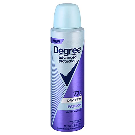 Degree Dry Spray 72h Passion Antiperspirantdeodorant 38 Oz Shop
