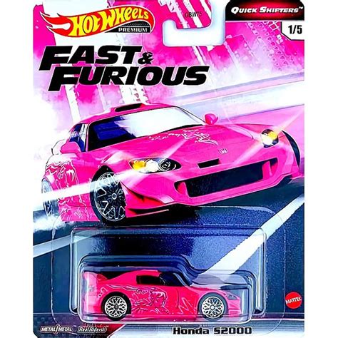 Toys And Hobbies New Hot Wheels Fast And Furious Honda S2000 Pink Quick Shifters Toy Car Om6798287