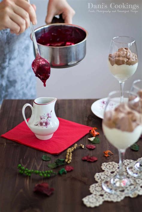 To make the raspberry sauce, simply heat together the raspberries, lemon juice, and sweetener in a saucepan. Double Chocolate Mousse with Raspberry sauce | Dani's Cookings