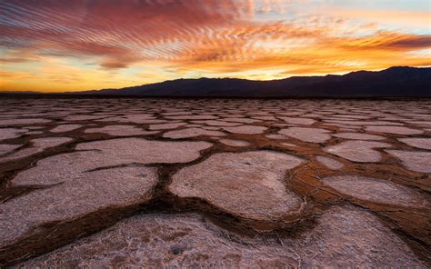 Death Valley, USA, California, desert, sunset, red sky wallpaper ...