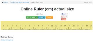 It won't take more than a minute. Top 10 Online Actual Size Rulers In Metric And Inches - geek