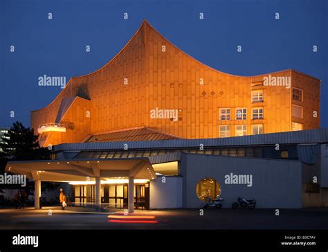 Germany Berlin Berliner Philharmonie Philharmonic Hi Res Stock